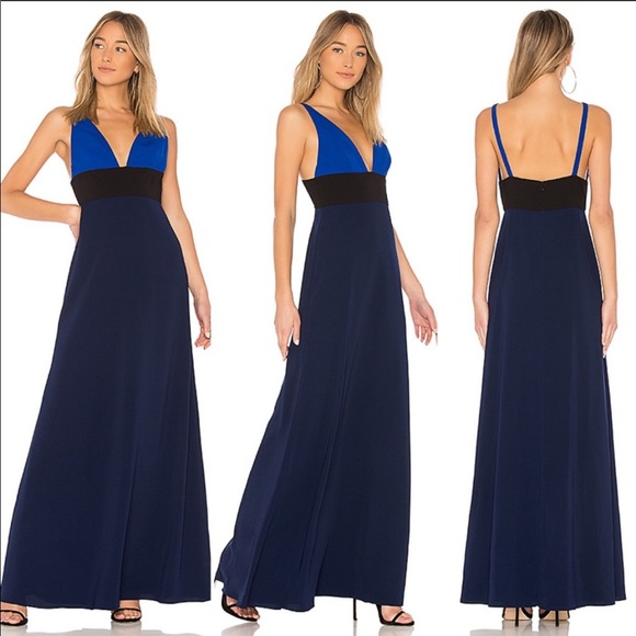 Jill Stuart Dresses & Skirts - JILL JILL STUART Blue Color Block V Neck Dress